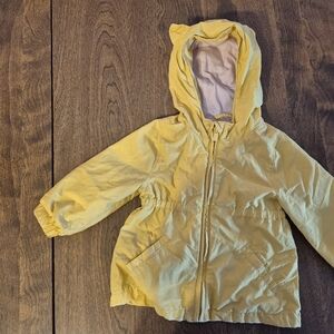 Old Navy Sunny Yellow Kids Raincoat with Hood